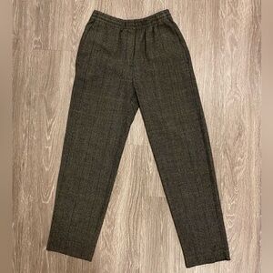 Plaid Grey Pants, XXS, Mango